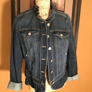 White House Black Market feminine denim jacket 12